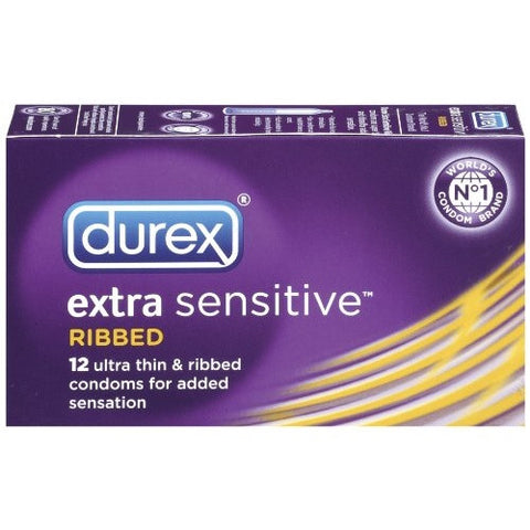 杜蕾斯 Extra Sensitive 超敏感条纹 12支 - 伊人成人情趣用品

