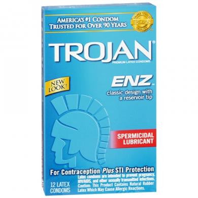 Trojan木马 特效避孕杀精避孕套 12只 - 伊人成人情趣用品
