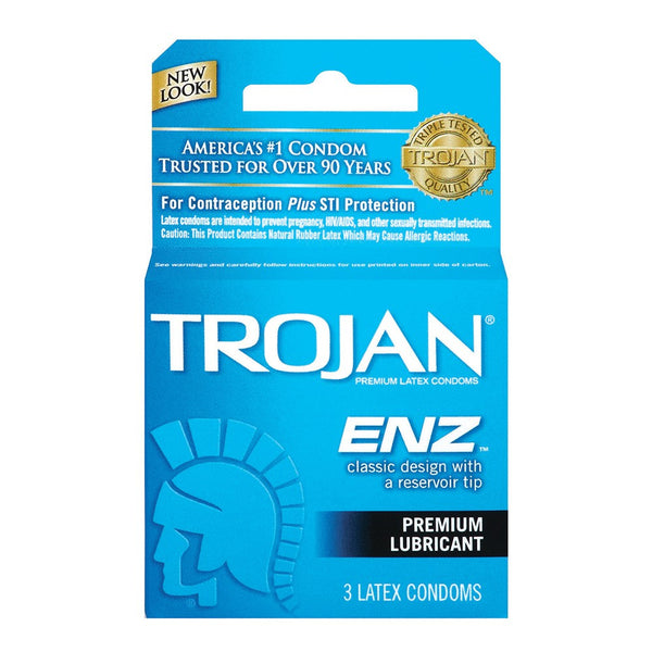 Trojan木马 高级润滑避孕套 3只 - 伊人成人情趣用品
