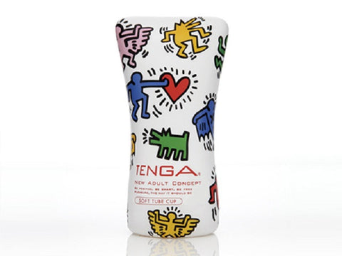 日本TENGA 飞机杯 普通型 Keith Haring插画版 - 伊人成人情趣用品
 - 1